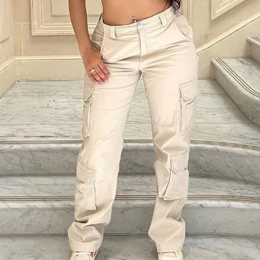 Baggy Cargo Pants Low Waist