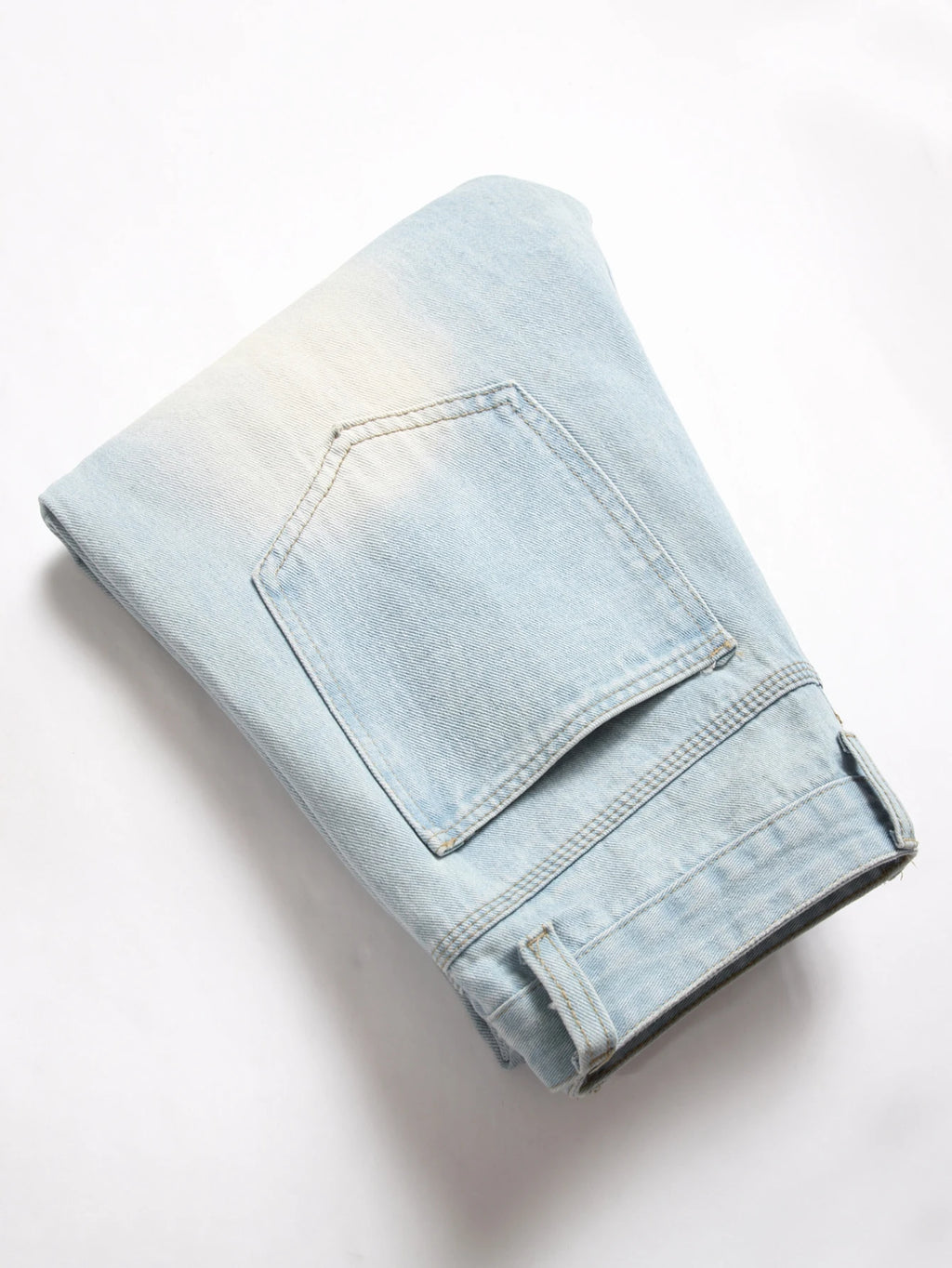 Vintage Light Blue Jeans Straight Loose