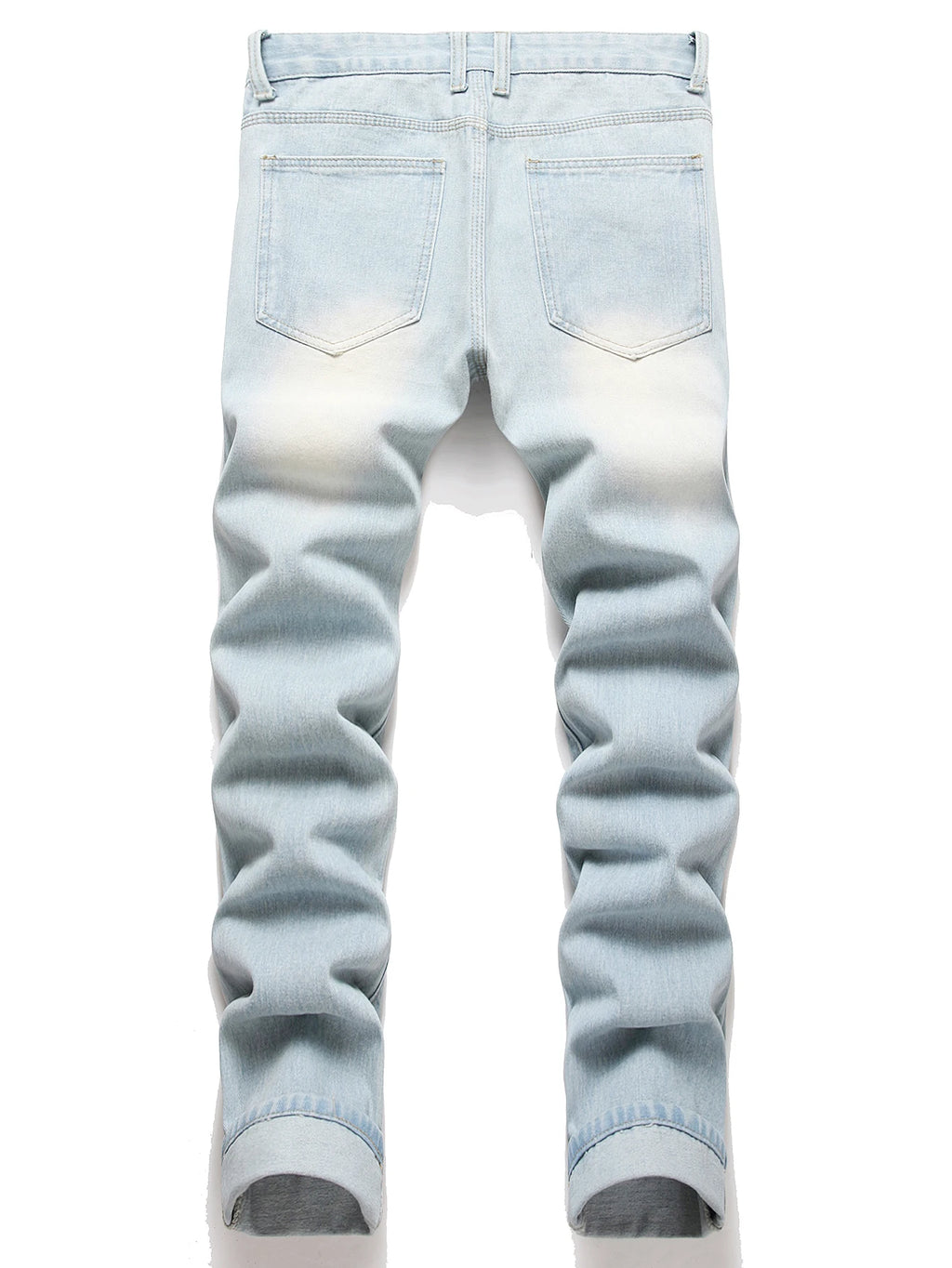 Vintage Light Blue Jeans Straight Loose
