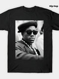 Retro Hip-Hop Design T-Shirt- Classic Hip-hop T-shirt, Suitable for Everyday Street Fashion All Year Round, Ideal for Attending Concerts and Casual Outings, a Sporty T-shirt with Hip-hop Style, for Teenager