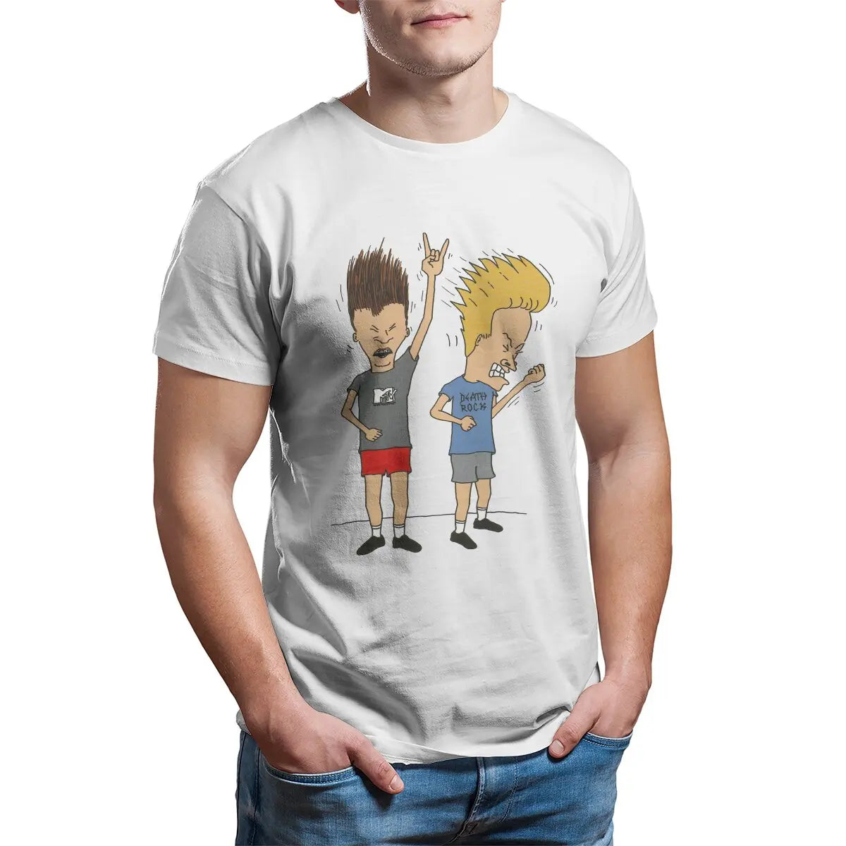 Beavis and Butthead  Cartoon Graphic Tshirt