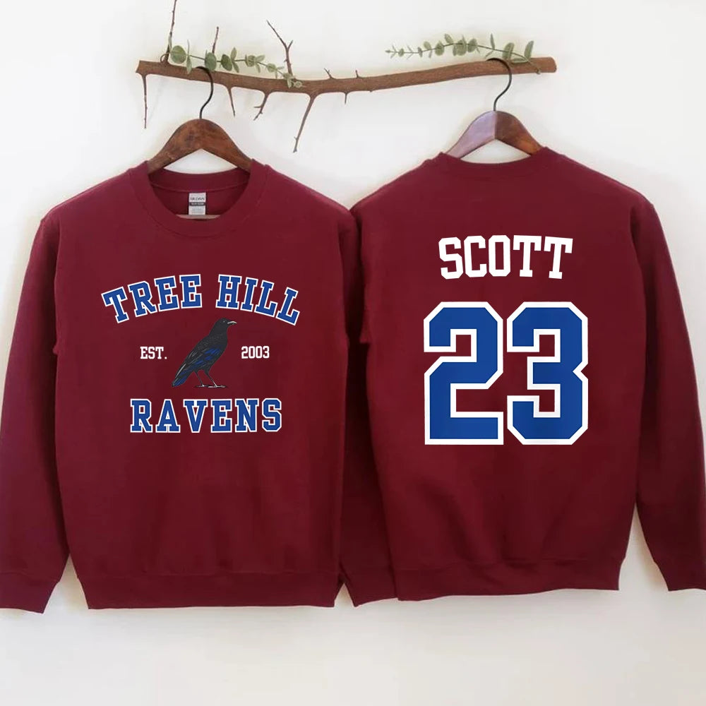One Tree Hill Sweatshirt TREE HILL RAVENS Shirt