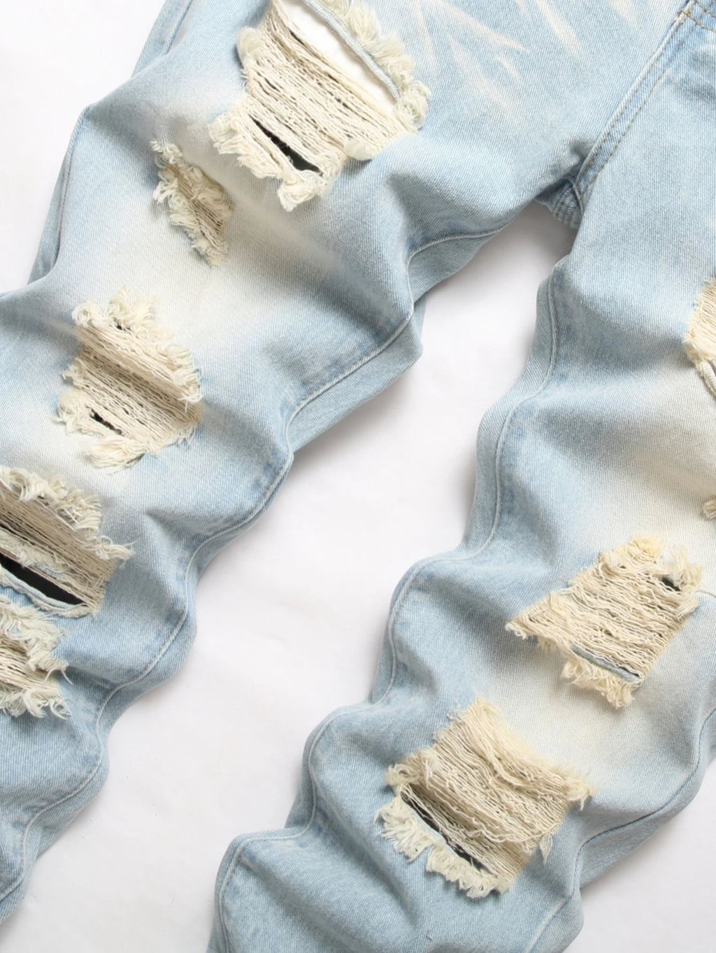 Vintage Light Blue Jeans Straight Loose
