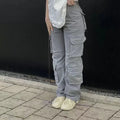 Baggy Cargo Pants Low Waist