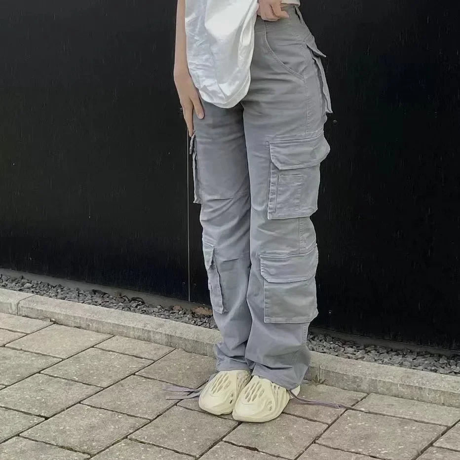 Baggy Cargo Pants Low Waist