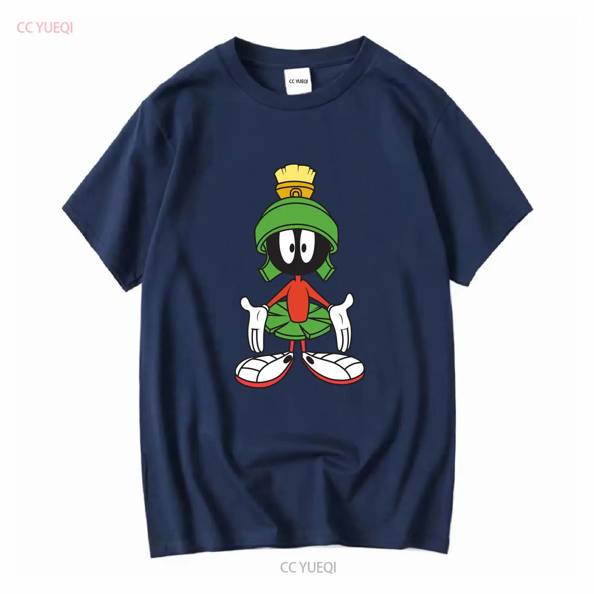 Marvin the Martian  T Shirt vintage Washed Comfortable Casual Stretched Stylish graphic Unisex streetwear designer clothes