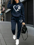 2026 New Fashion Women's Tracksuit Hoodies and Sweatpants Autumn Winter Daily Casual Sports Pullover Set Outdoor Jogging Outfits