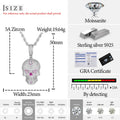High Quality Skull Pendant Silver 925 Moissanite Iced Out Pendant