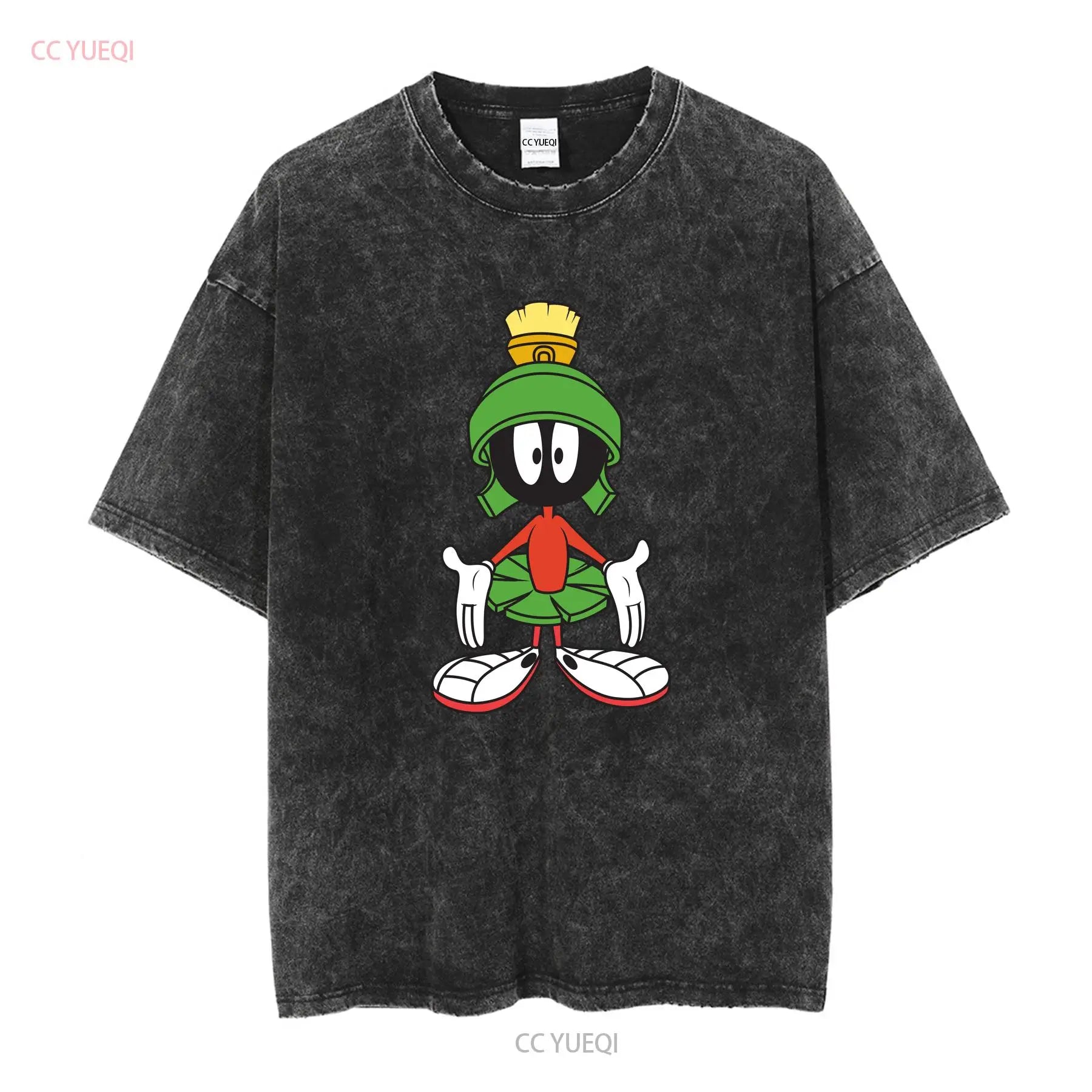 Marvin the Martian  T Shirt vintage Washed Comfortable Casual Stretched Stylish graphic Unisex streetwear designer clothes