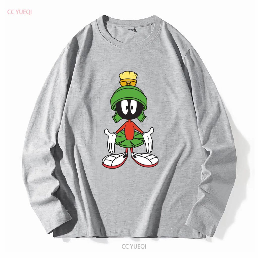 Marvin the Martian  T Shirt vintage Washed Comfortable Casual Stretched Stylish graphic Unisex streetwear designer clothes