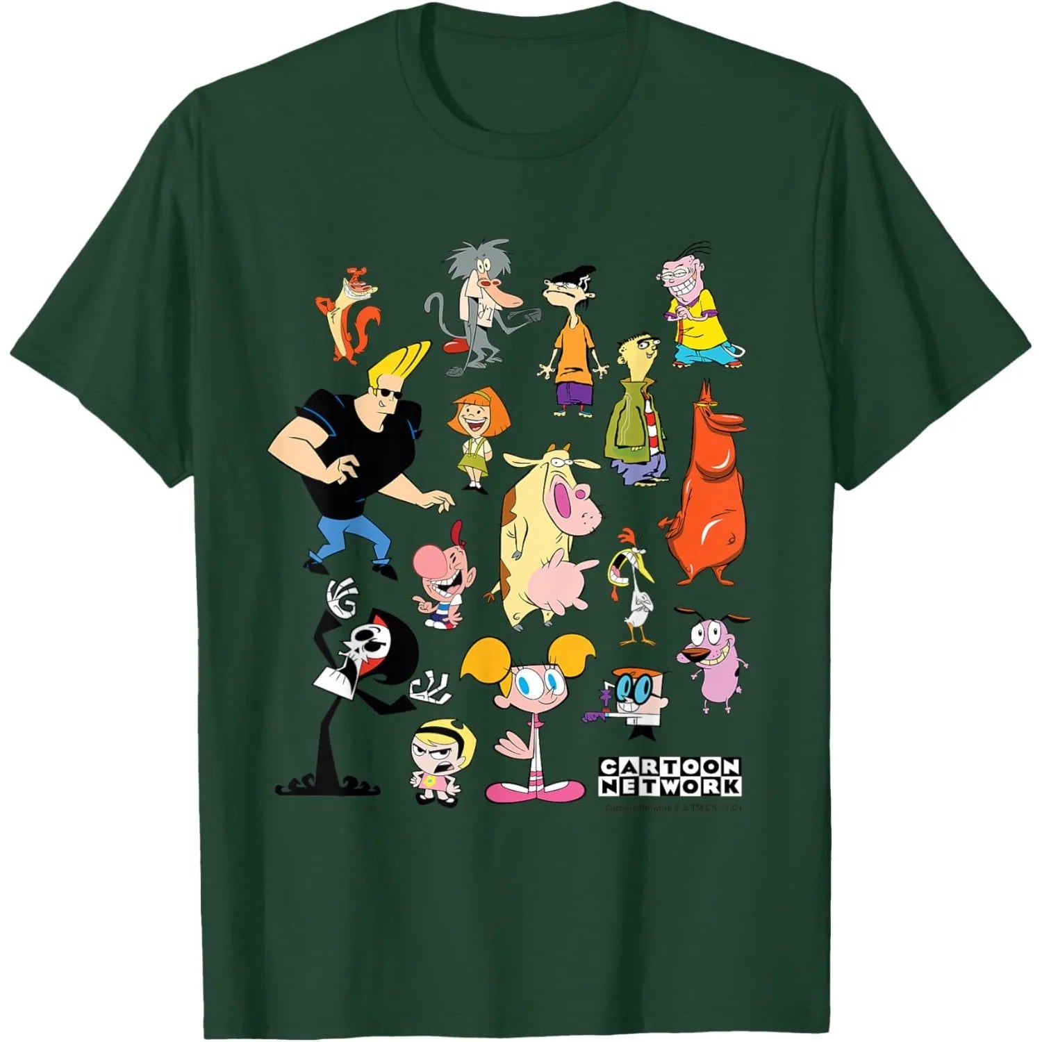 Classic Cartoon Network Characters  T-Shirt for Men