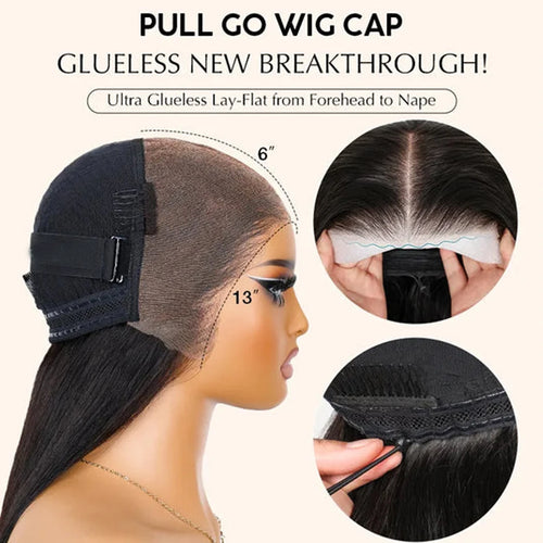 16in-34in 13x6 HD Lace Front Human Hair Wigs Loose Wave Glueless Wig