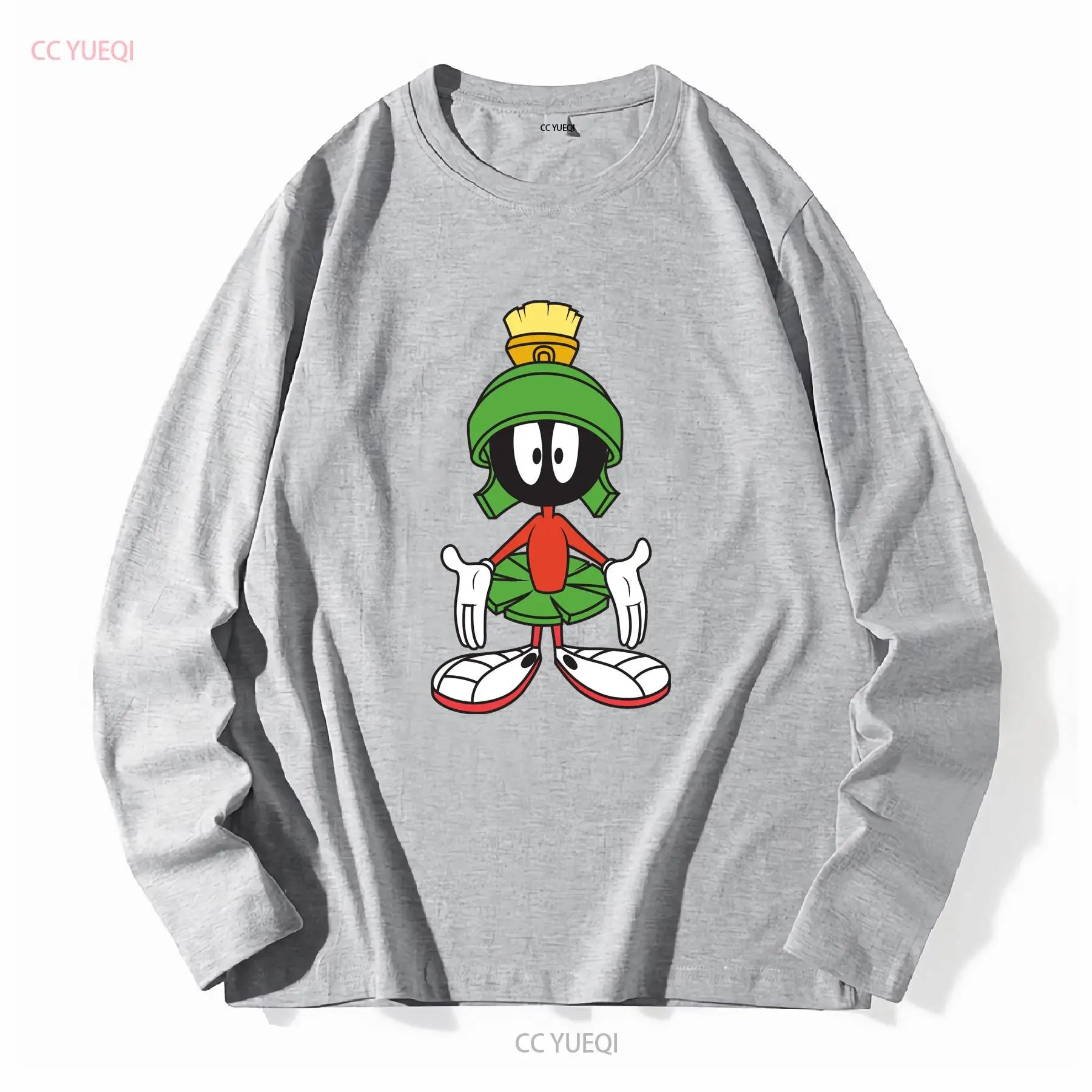 Marvin the Martian  T Shirt vintage Washed Comfortable Casual Stretched Stylish graphic Unisex streetwear designer clothes