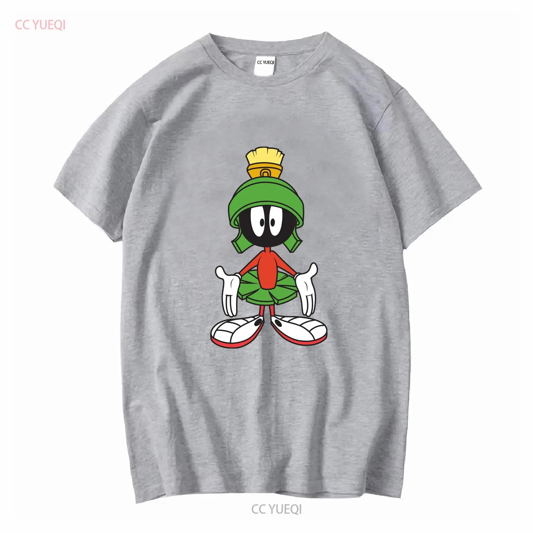 Marvin the Martian  T Shirt vintage Washed Comfortable Casual Stretched Stylish graphic Unisex streetwear designer clothes