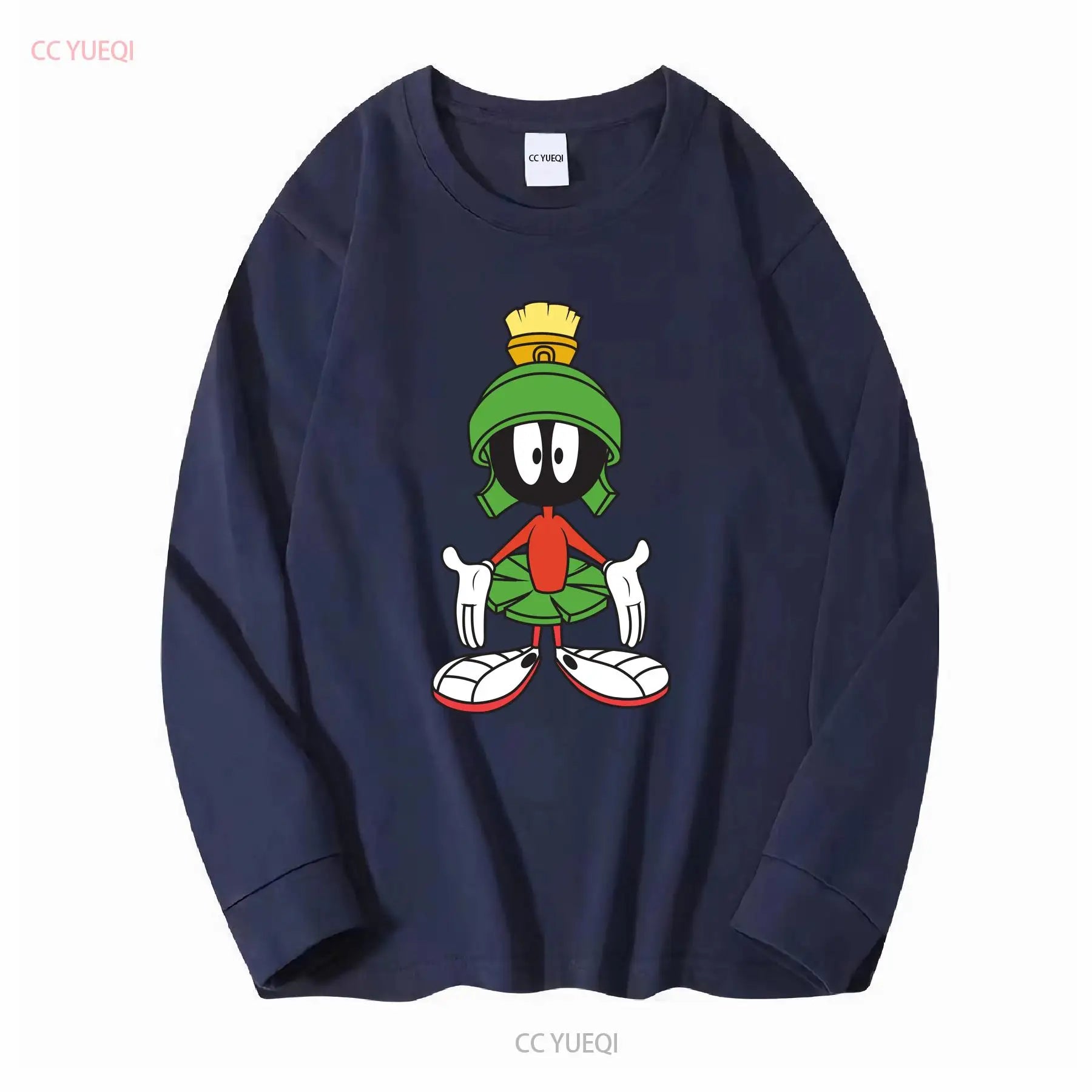 Marvin the Martian  T Shirt vintage Washed Comfortable Casual Stretched Stylish graphic Unisex streetwear designer clothes