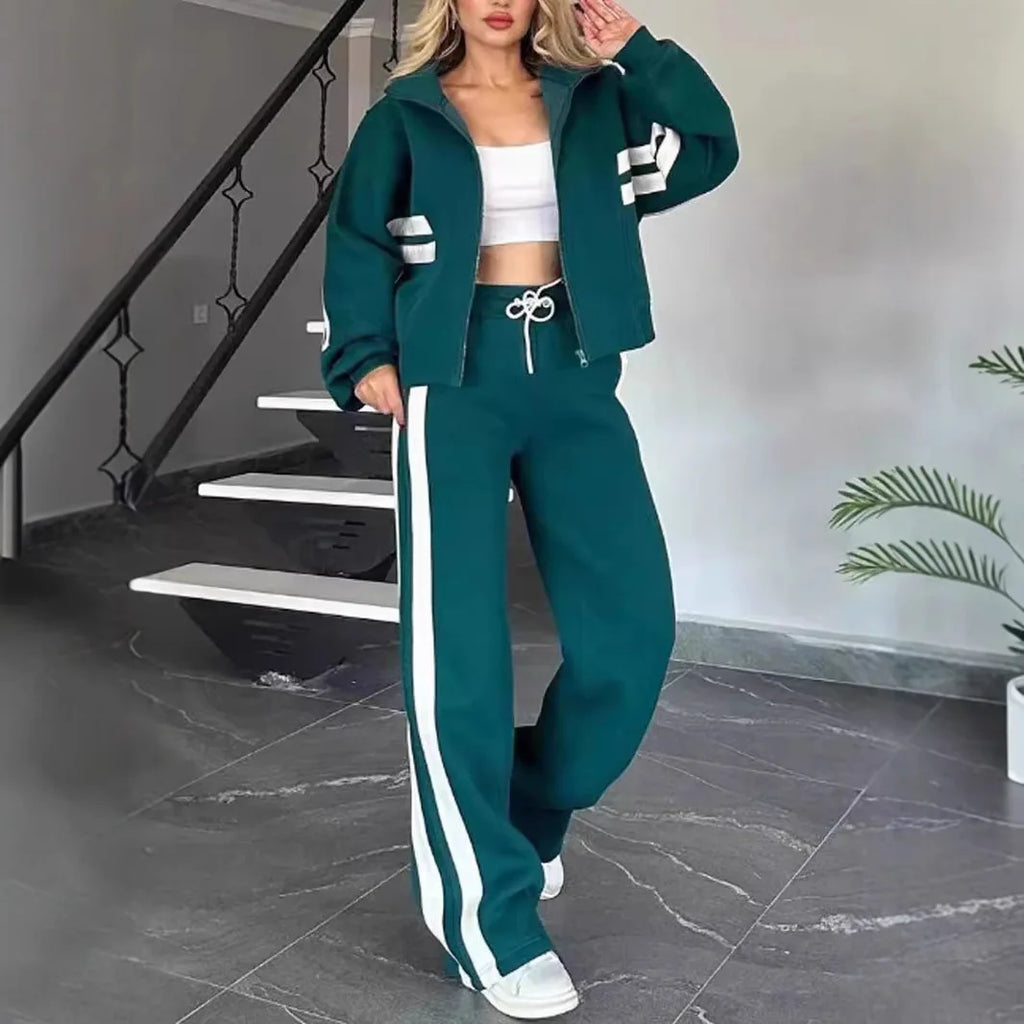 Women Hooded Tracksuit Sports 2 Pieces Set Sweatshirts Pullover Hoodies Pants Suit Home Sweatpants Trousers Outfits 2026
