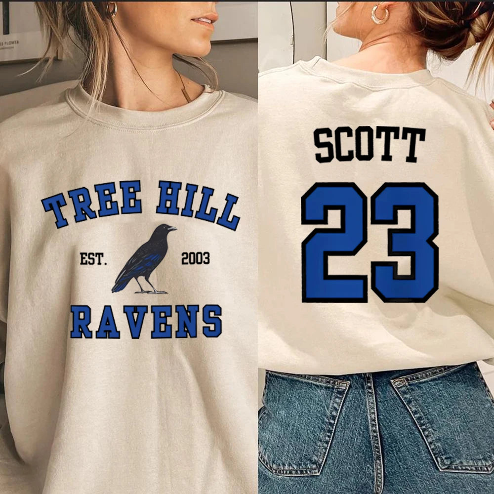 One Tree Hill Sweatshirt TREE HILL RAVENS Shirt