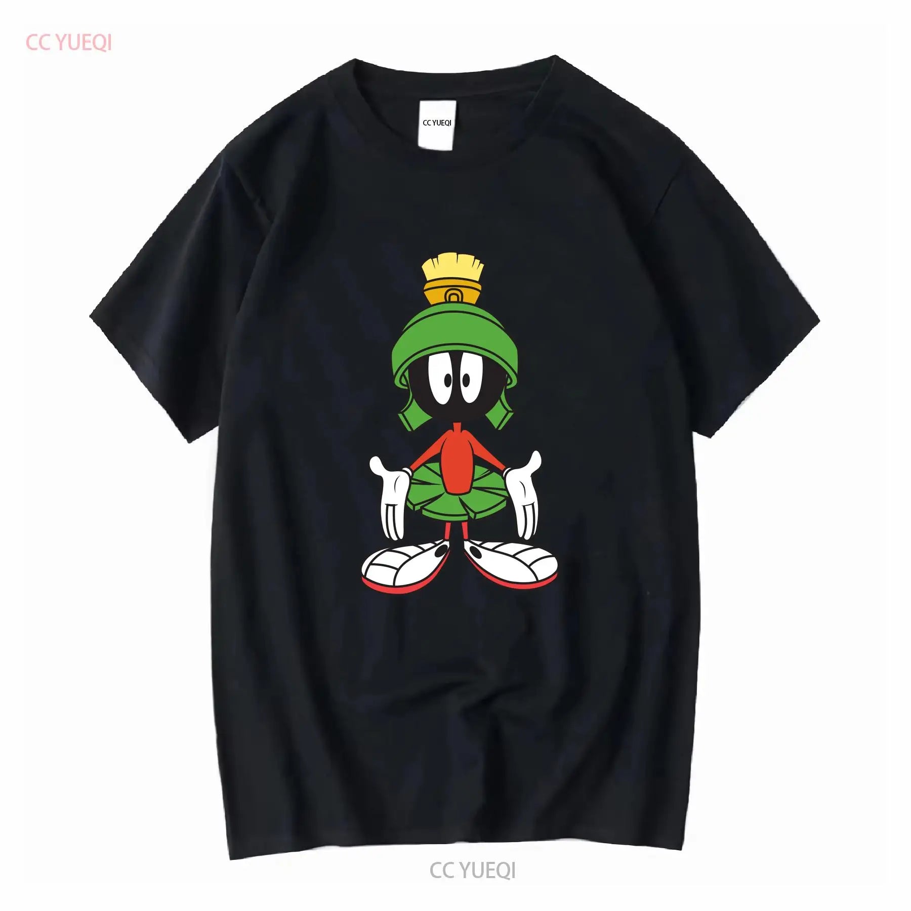 Marvin the Martian  T Shirt vintage Washed Comfortable Casual Stretched Stylish graphic Unisex streetwear designer clothes