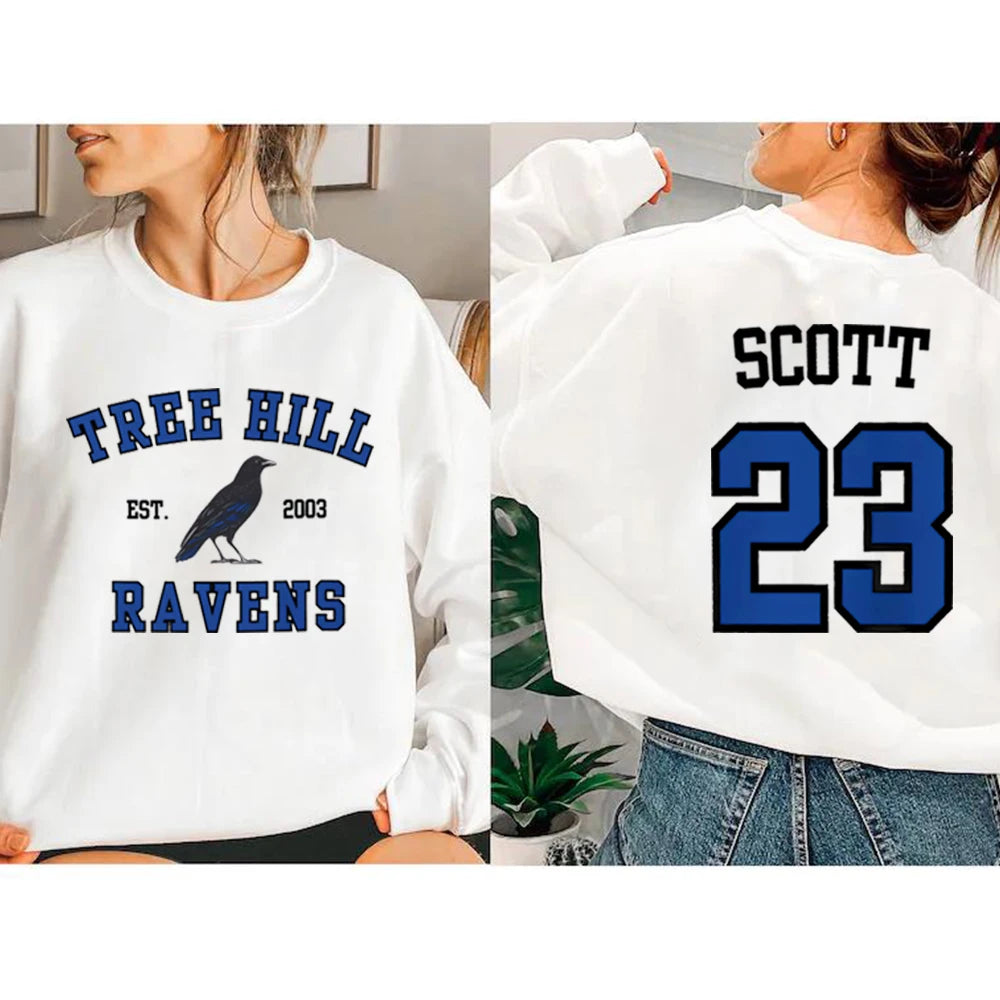 One Tree Hill Sweatshirt TREE HILL RAVENS Shirt