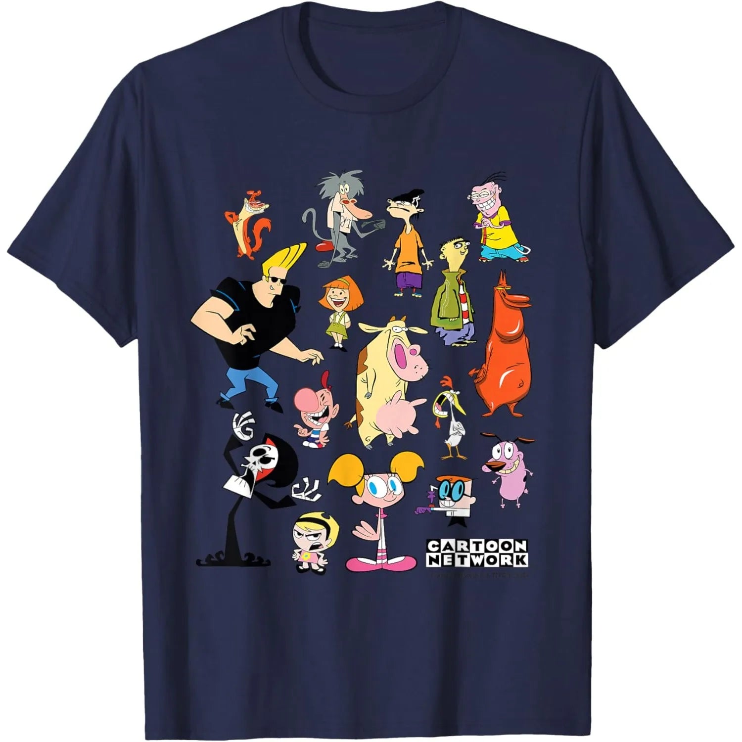Classic Cartoon Network Characters  T-Shirt for Men