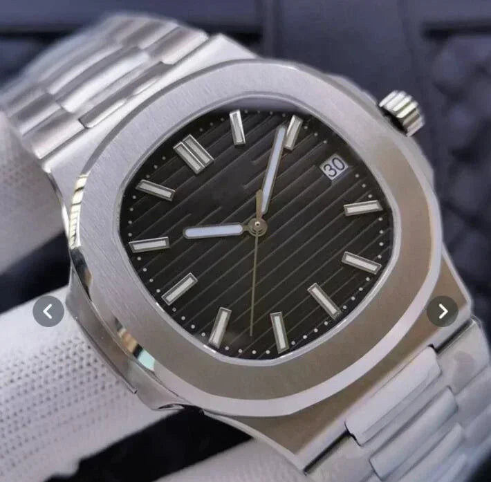 Men Luminous Sapphire  Automatic Mechanical Watch 904L Stainless Steel  Black Blue Customized