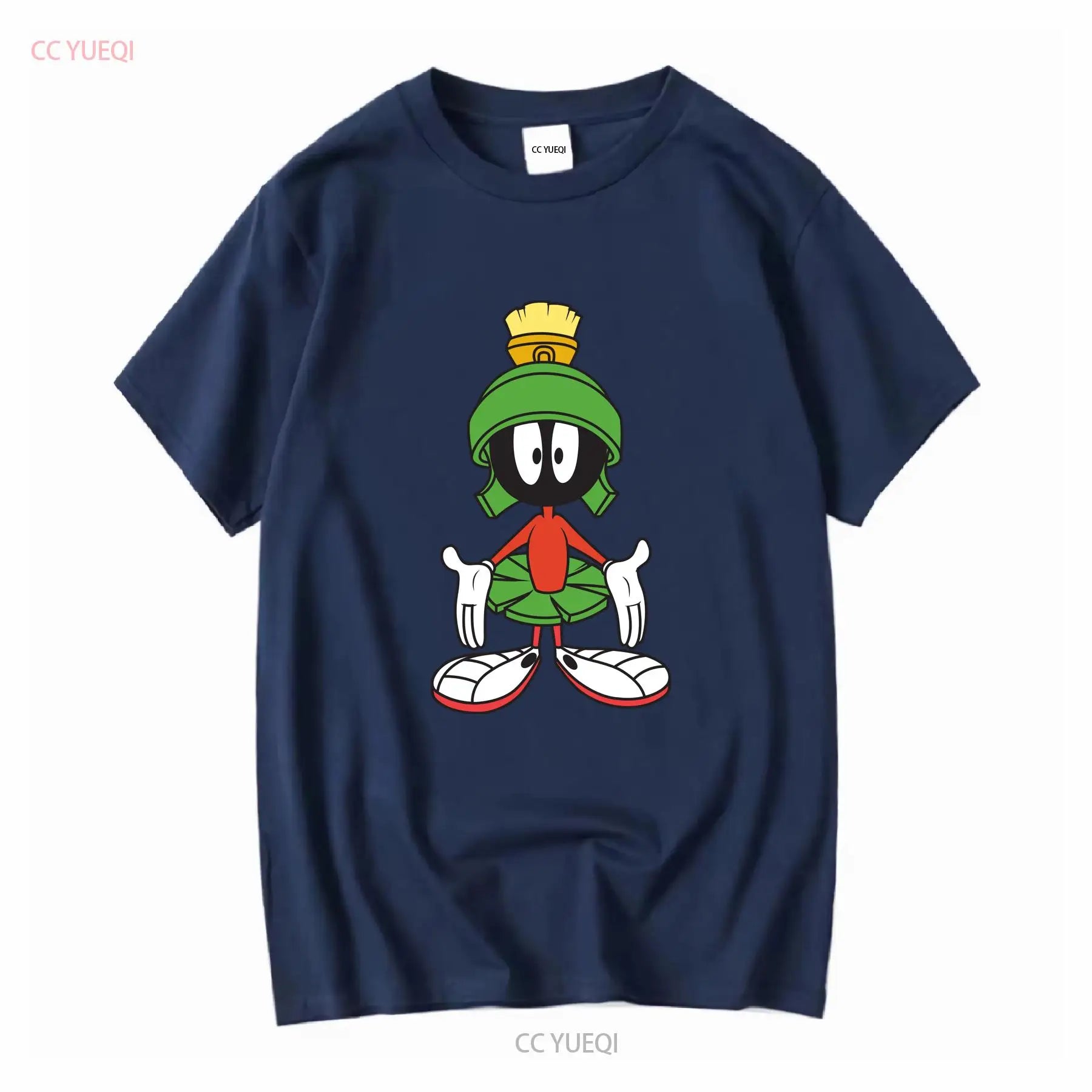 Marvin the Martian  T Shirt vintage Washed Comfortable Casual Stretched Stylish graphic Unisex streetwear designer clothes