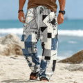 Summer Fashion New Bohemian Ethnic Style Loose Straight Leg Pants For Men And Women Outdoor Sports Street Casual 3D Pants