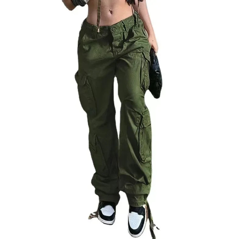Baggy Cargo Pants Low Waist