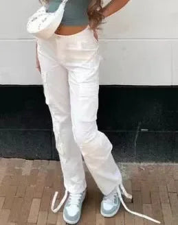 Baggy Cargo Pants Low Waist