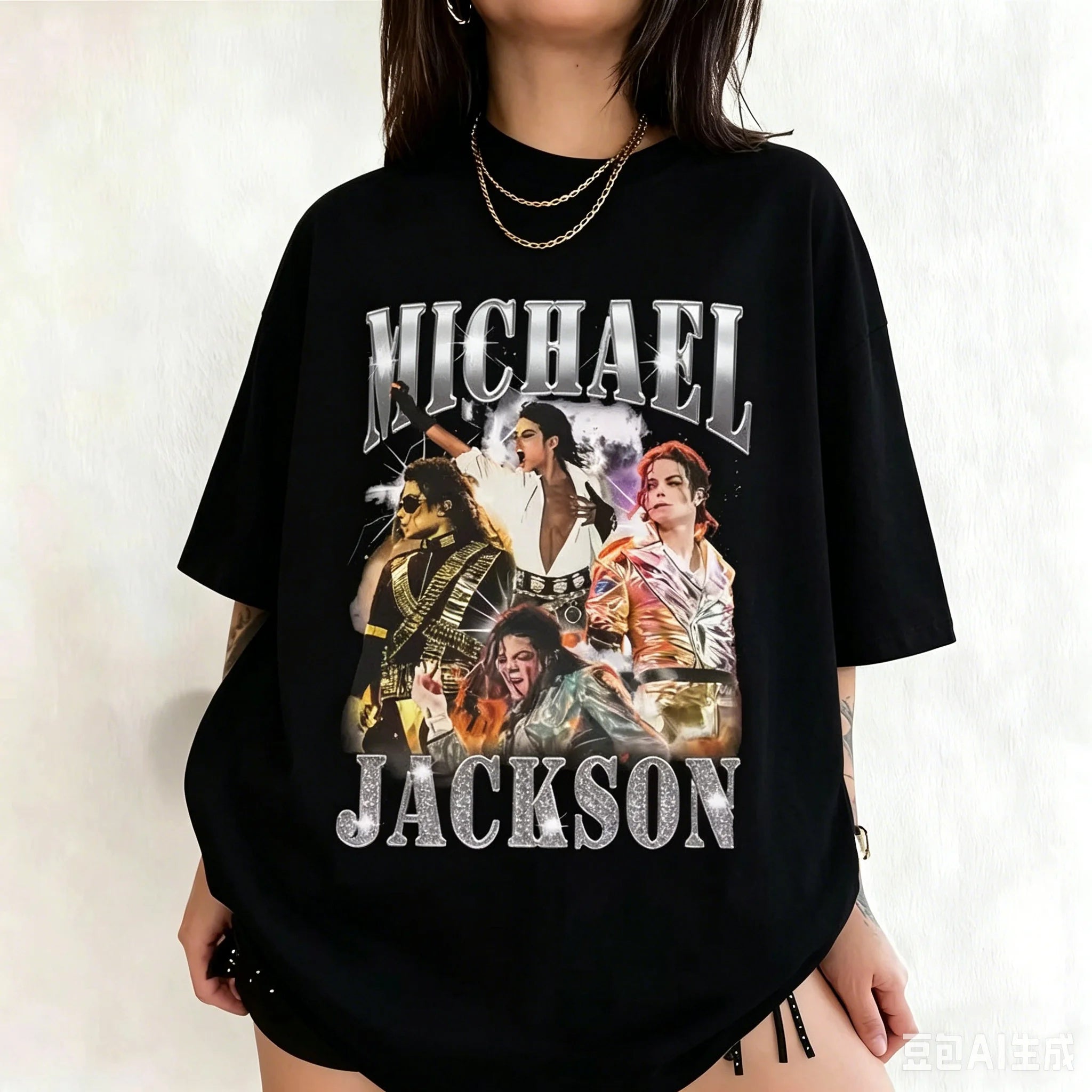 2026 Summer Classic Vintage Michael Jackson Graphic T-shirt Men Women Clothing Fashion Retro Gothic Rock Male Punk Oversized Y2k