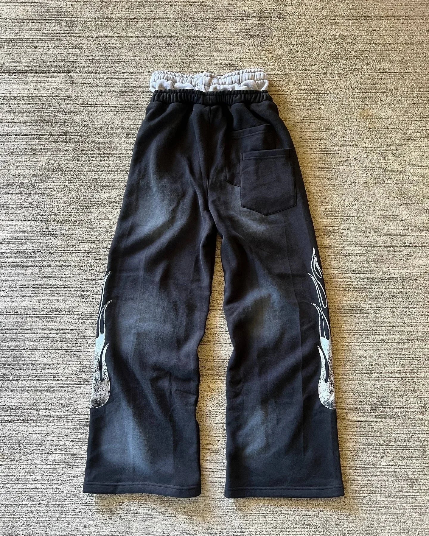 American Letter Patch Retro Double Layer Design Y2K Pants Baggy Sweatpants Men Hip Hop Gothic Elastic Waist Jogging Casual Pants