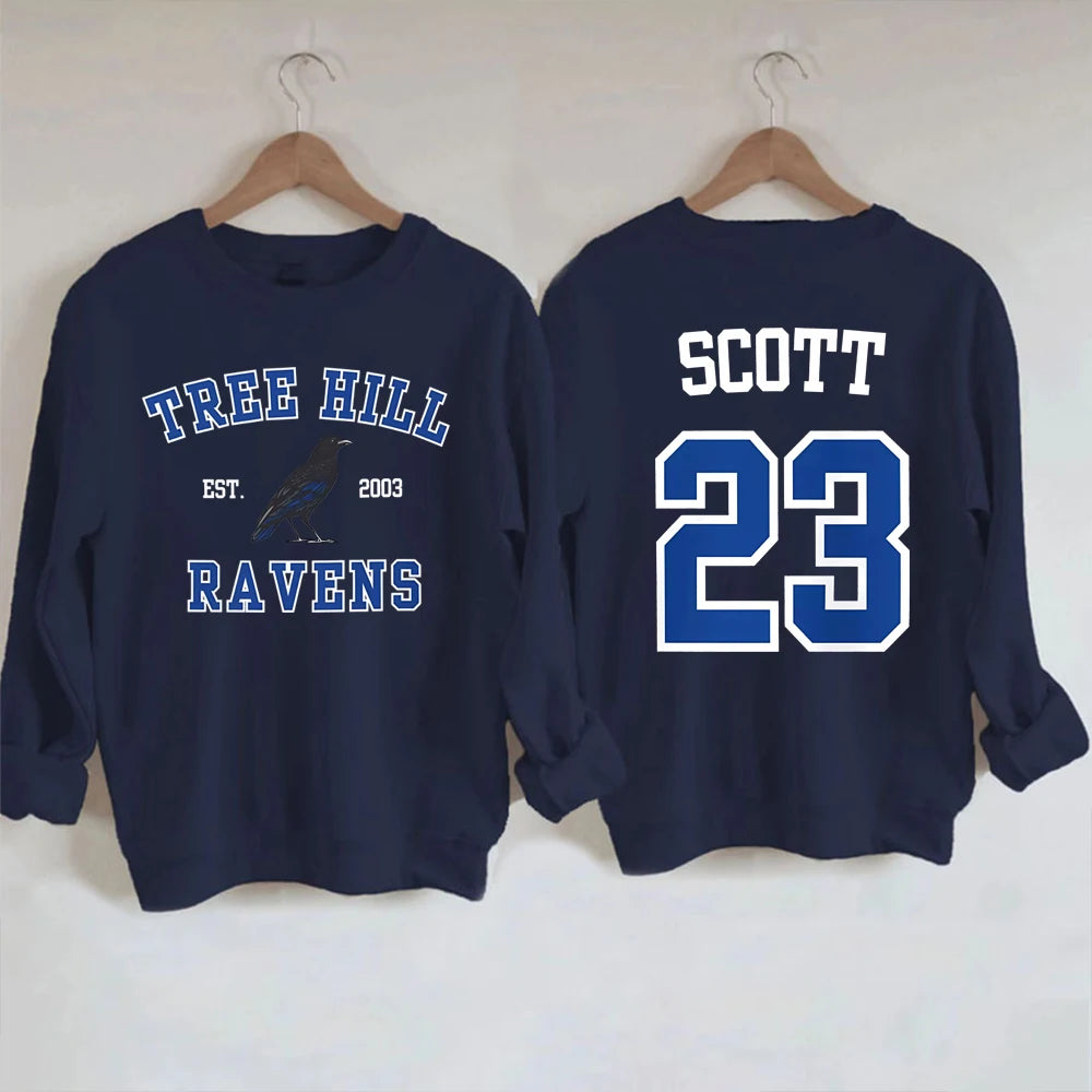 One Tree Hill Sweatshirt TREE HILL RAVENS Shirt