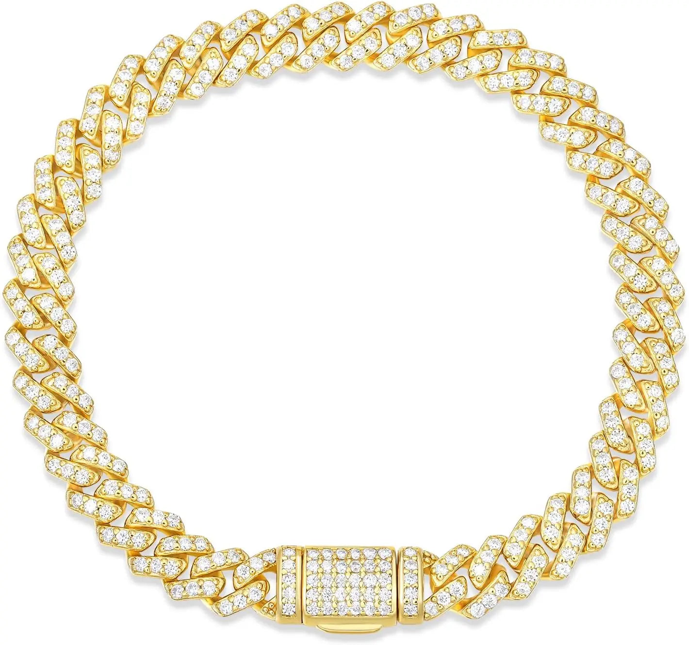 925 Sterling Silver 5.3-11.8 Ct Miami Cuban Necklace 10MM/8MM/6MM