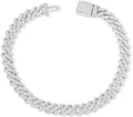925 Sterling Silver 5.3-11.8 Ct Miami Cuban Necklace 10MM/8MM/6MM