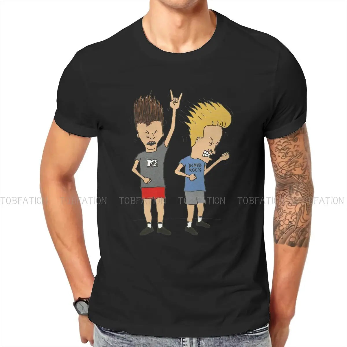 Beavis and Butthead  Cartoon Graphic Tshirt
