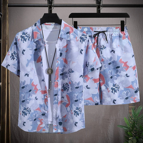 Men Beach Shorts Sets