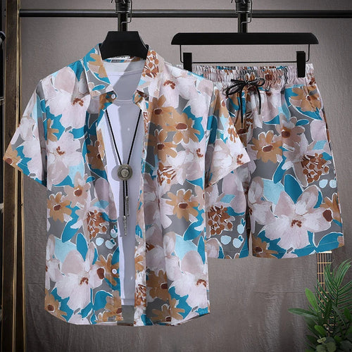 Men Beach Shorts Sets