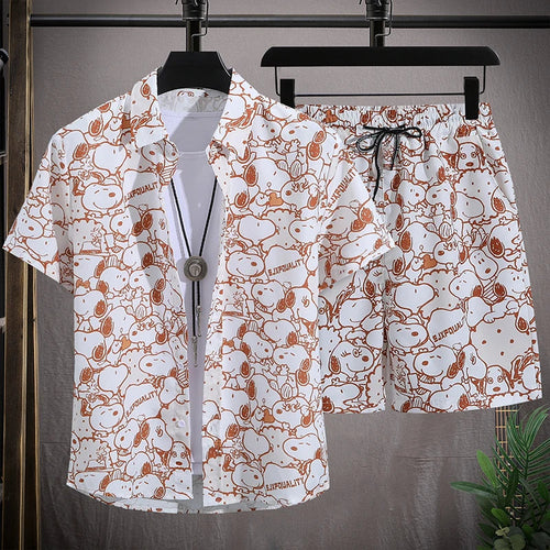 Men Beach Shorts Sets