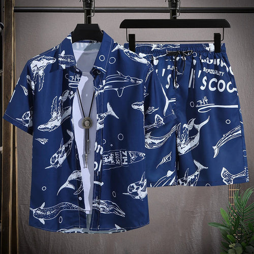 Men Beach Shorts Sets