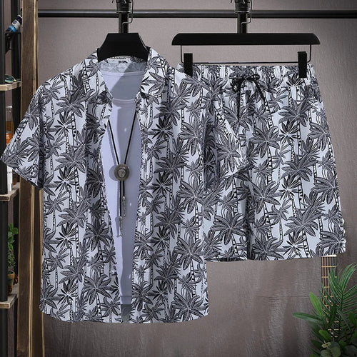 Men Beach Shorts Sets