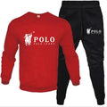 Two sets of men's and women's round-neck hooded pullovers and long pants for spring and autumn casual fitness jogging fashion
