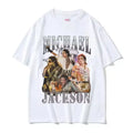 2026 Summer Classic Vintage Michael Jackson Graphic T-shirt Men Women Clothing Fashion Retro Gothic Rock Male Punk Oversized Y2k