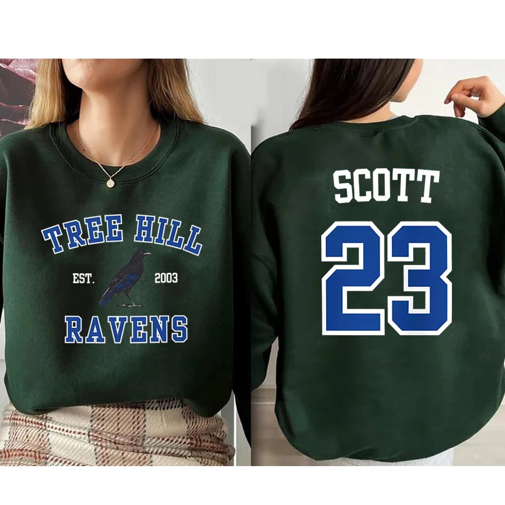 One Tree Hill Sweatshirt TREE HILL RAVENS Shirt