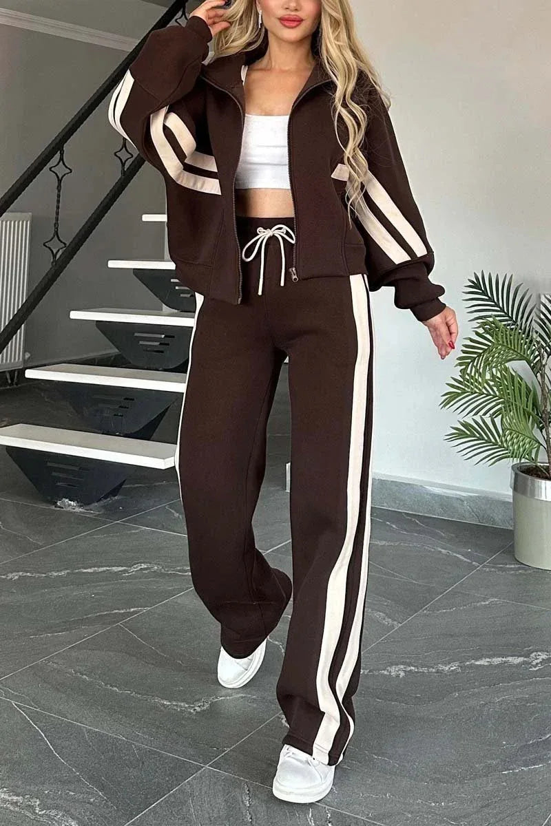 Women Hooded Tracksuit Sports 2 Pieces Set Sweatshirts Pullover Hoodies Pants Suit Home Sweatpants Trousers Outfits 2026