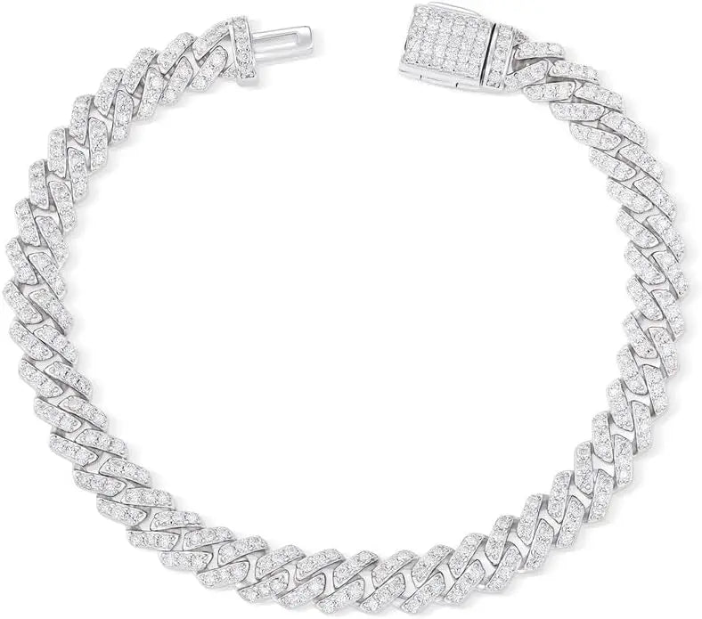 925 Sterling Silver 5.3-11.8 Ct Miami Cuban Necklace 10MM/8MM/6MM