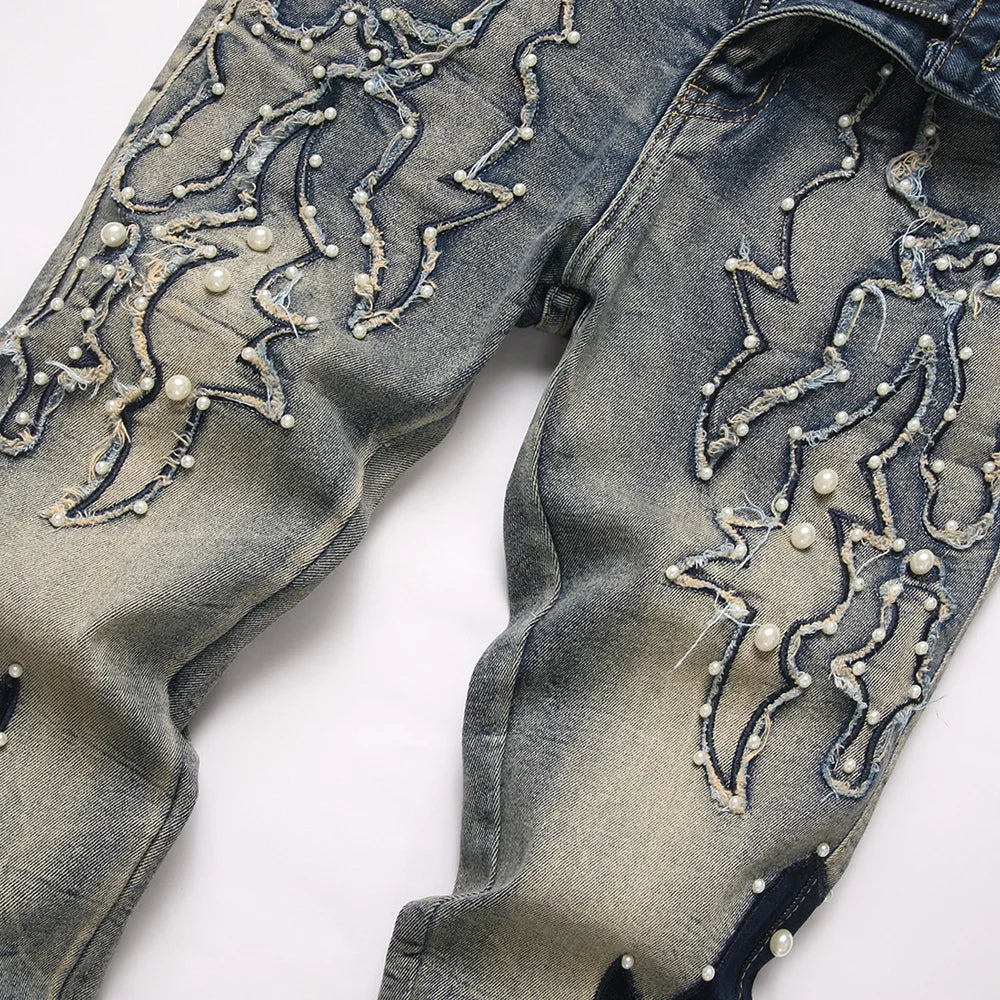 Pearl Boot Cut Denim Jeans