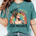 Women Casual Short Sleeve T-Shirt Rainbow Pride Graphic Print Crew Neck Soft Daily Wear Tees