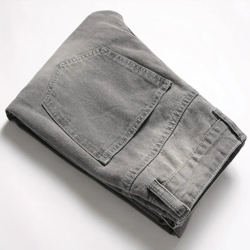 Casual Gray  Ripped Jeans