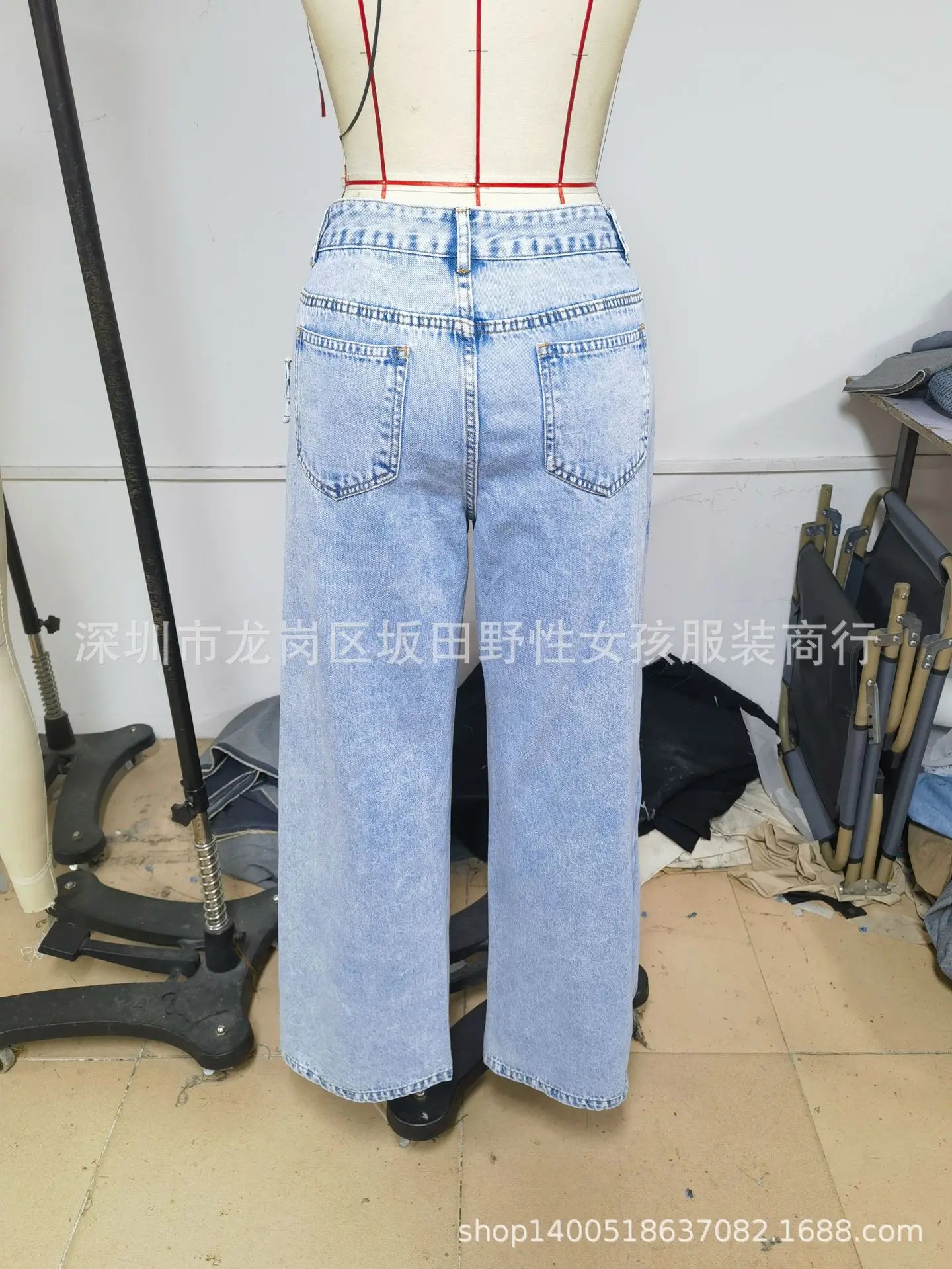 Vintage Wide Leg Long Pants