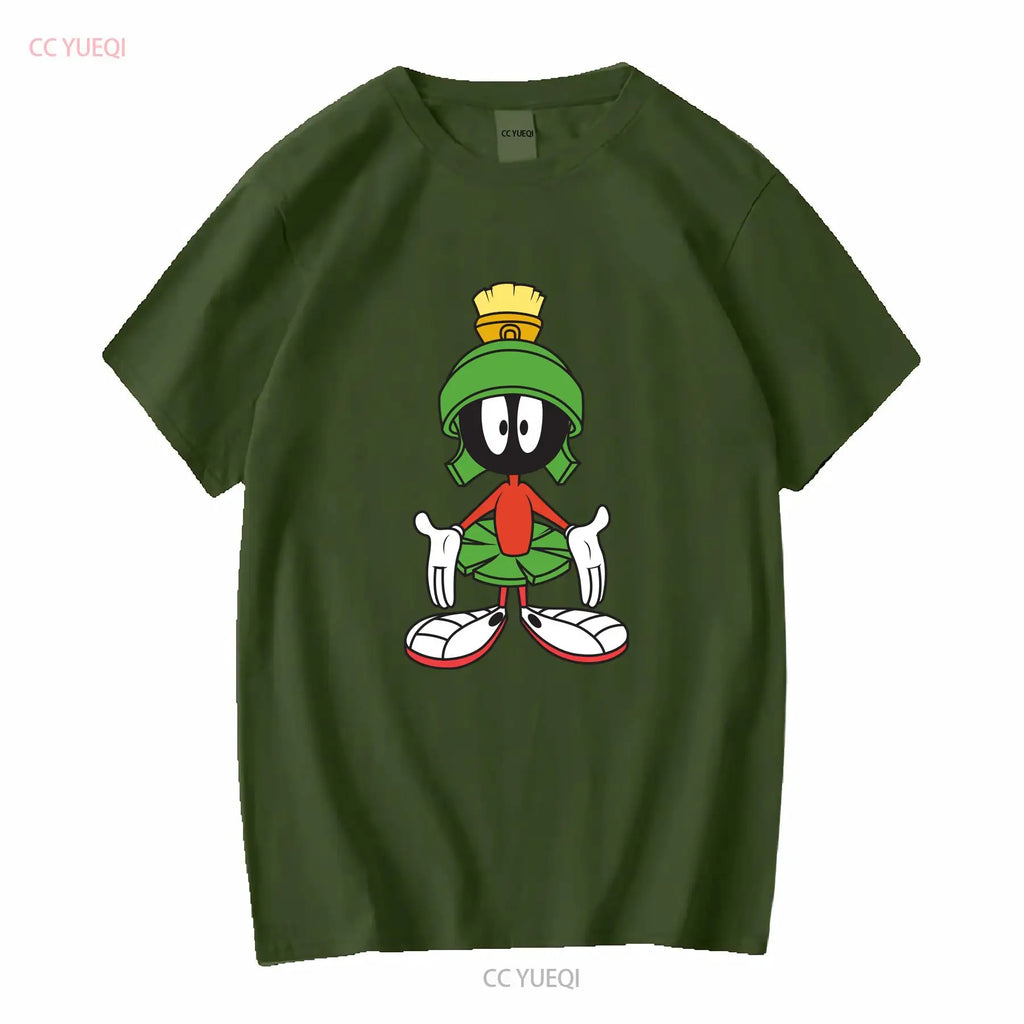 Marvin the Martian  T Shirt vintage Washed Comfortable Casual Stretched Stylish graphic Unisex streetwear designer clothes